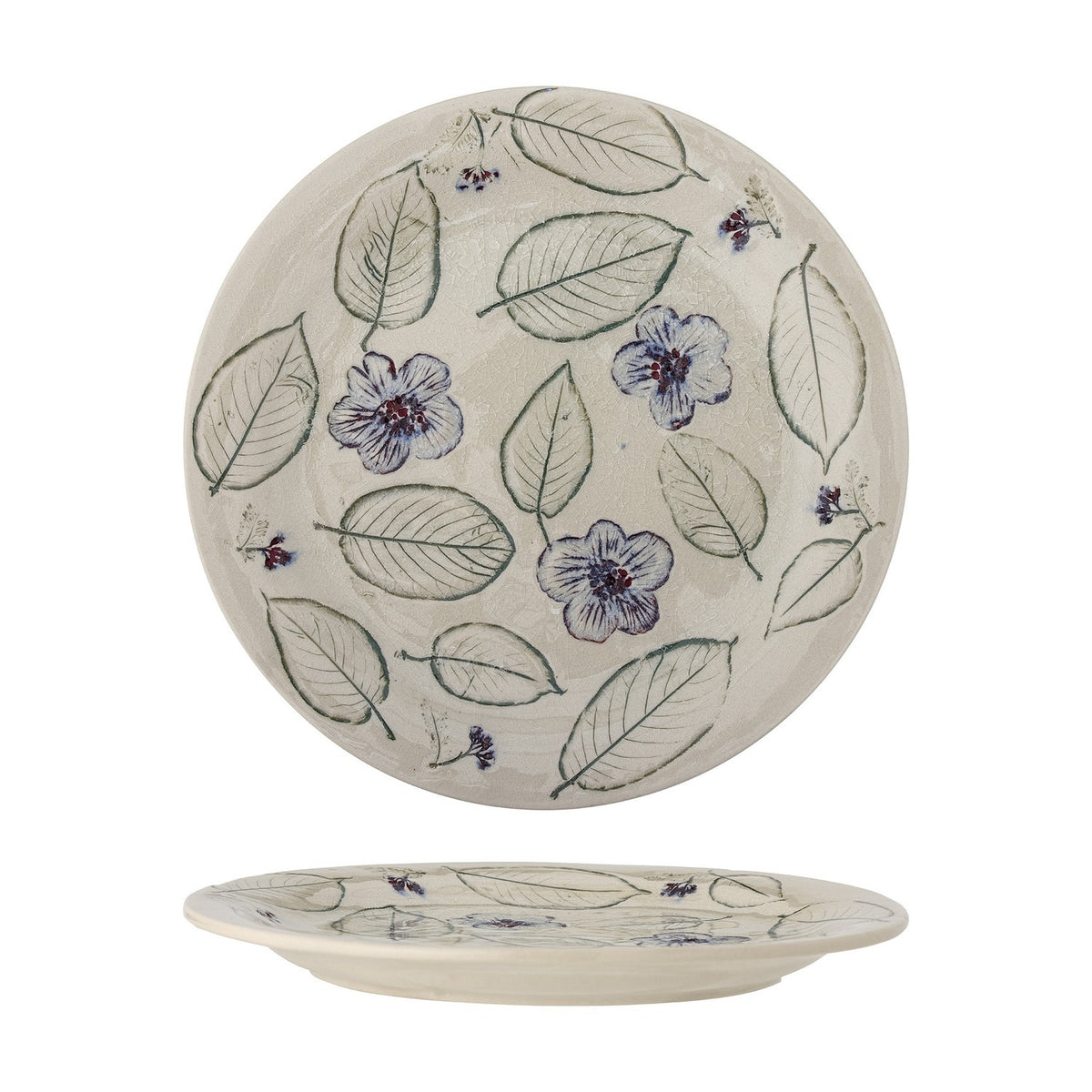 Marlem Round Stoneware Tray - Multi