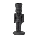 Vernon Cast Iron Christmas Candle Holder - Black