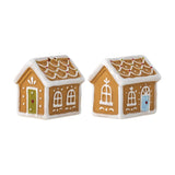 Ginnie Ceramic Christmas Salt & Pepper Shakers Set of 2 - Brown