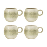 Paula Stoneware Cups 275ml Set of 4 - Cream