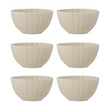 Latina Stoneware Bowls 12cm Set of 6 - Beige