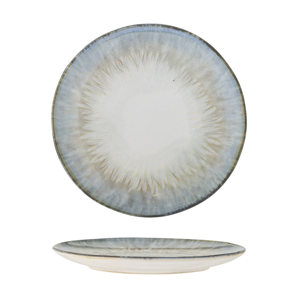 Calen Stoneware Plate - Blue