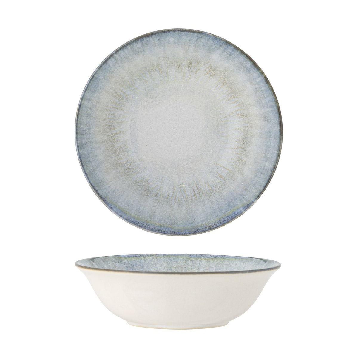 Calen Stoneware Bowl 17cm - Blue
