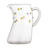 Thalia Dotted Glass Jug 1300ml - Clear