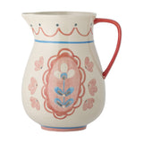 Odina Floral Stoneware Jug 3300ml - Cream