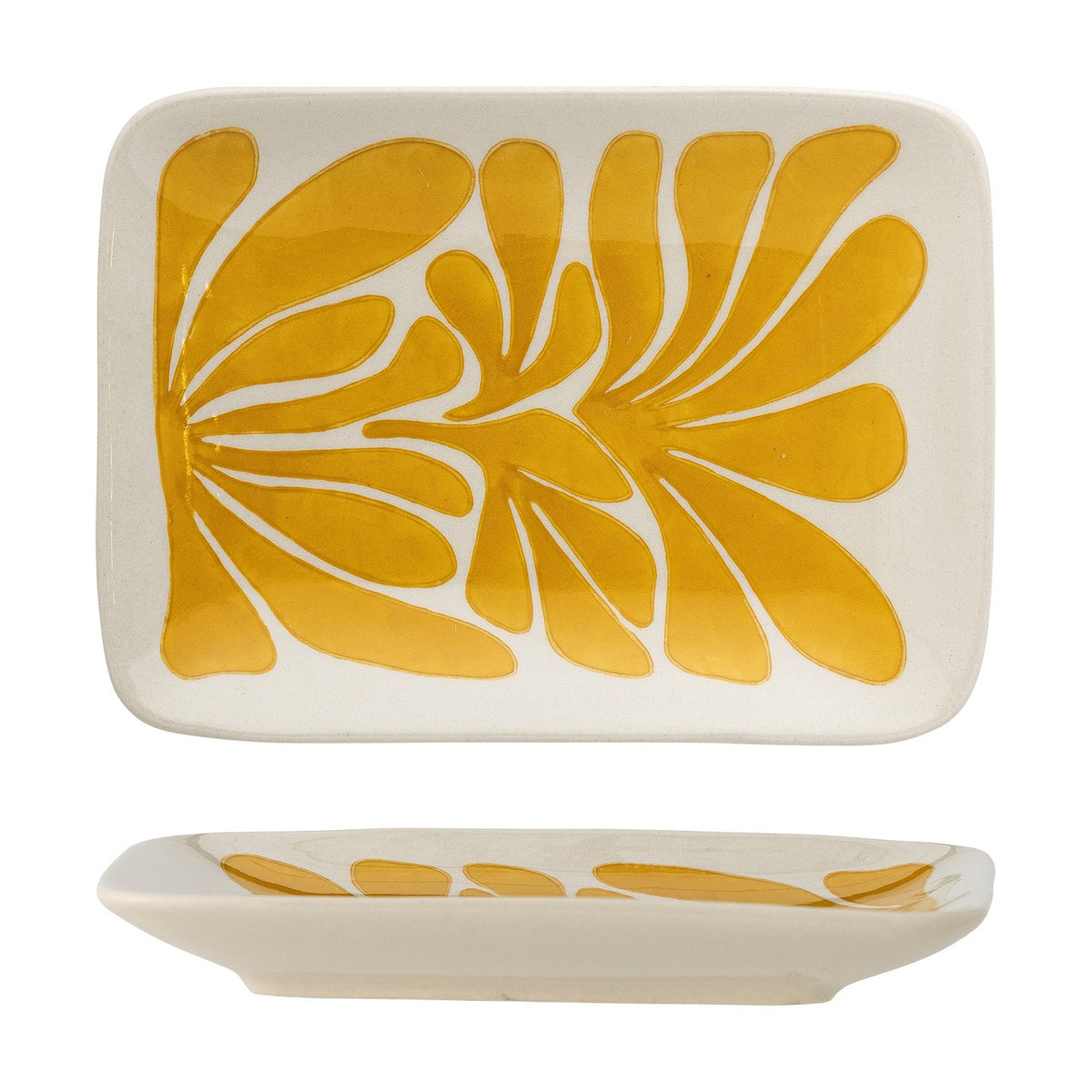 Fauni Stoneware Plate - Yellow