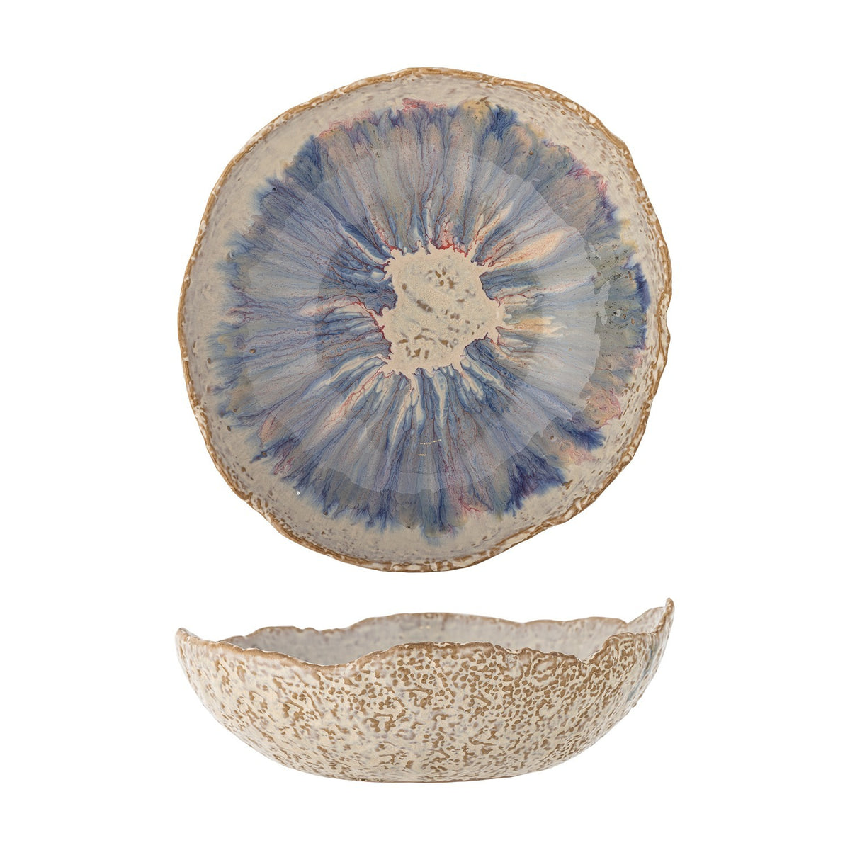 Amalia Stoneware Bowl 24cm - Blue