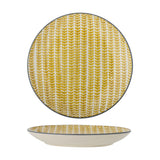 Maple Leaf Stoneware Dinner Plate - Yellow