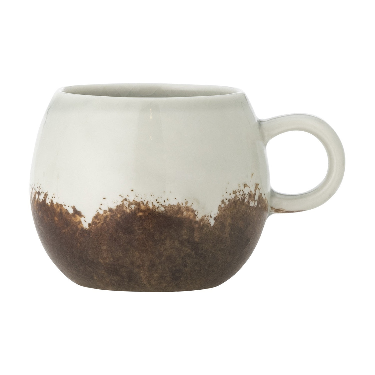 Paula Crackle Stoneware Espresso Cup 140ml - White