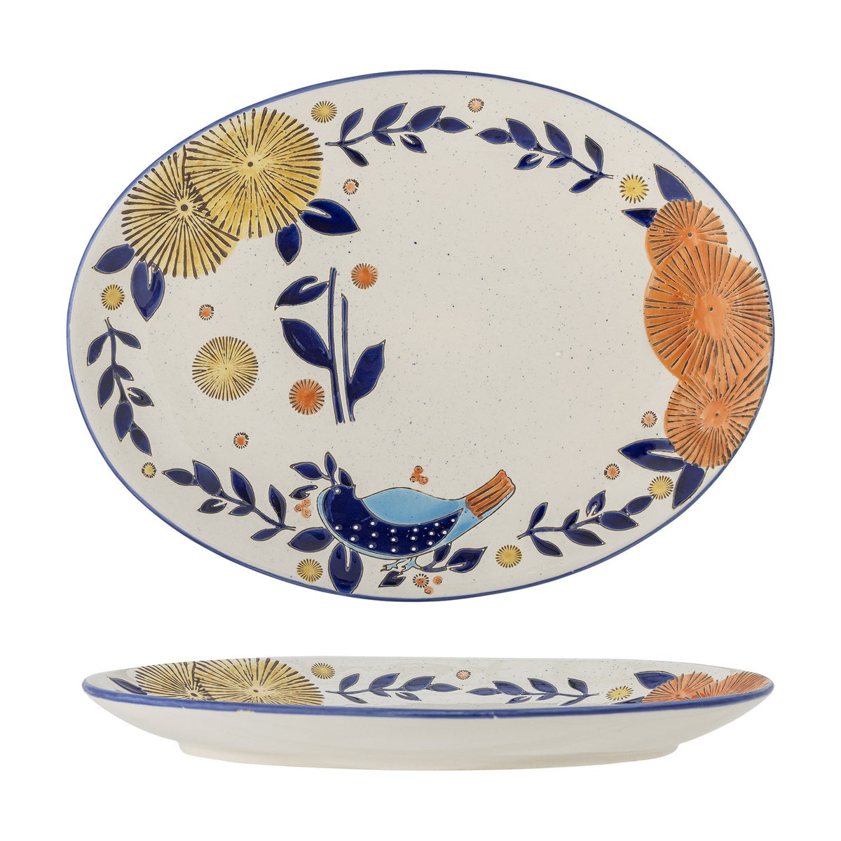 Lynna Stoneware Platter - Multi