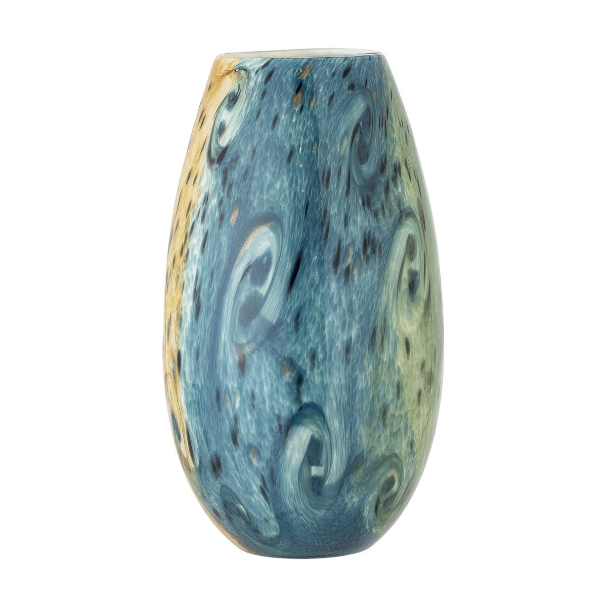 Kalian Glass Vase 29.5cm - Blue