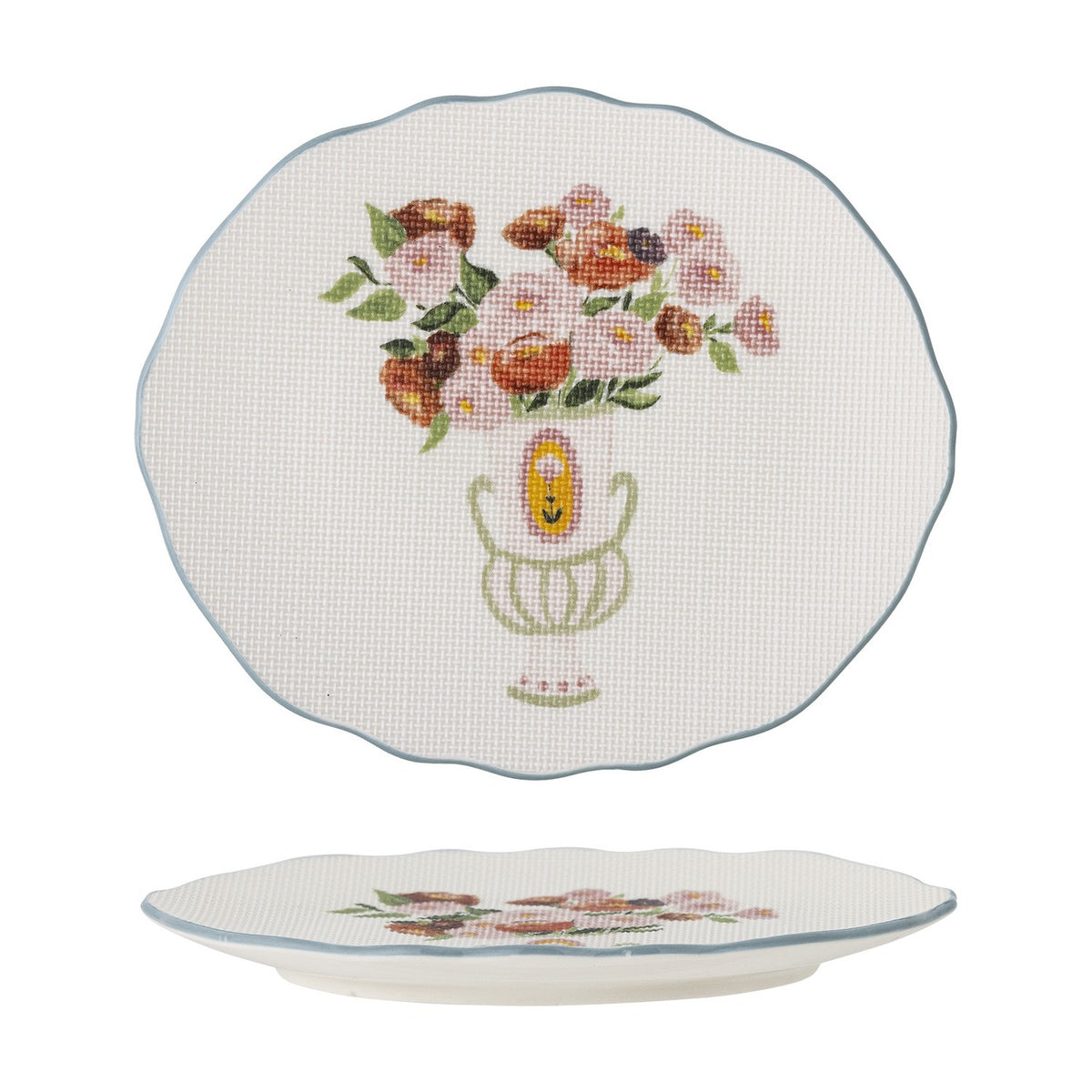 Dorothy Floral Stoneware Plate - Multi
