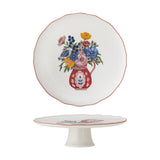 Dorothy Floral Stoneware Cake Stand - Multi