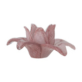 Wren Flower Glass Ornament - Pink