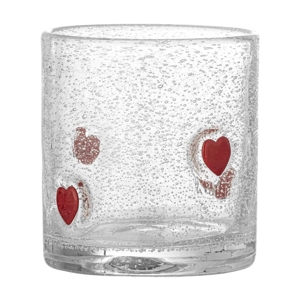 Debra Heart Christmas Tumbler - Clear