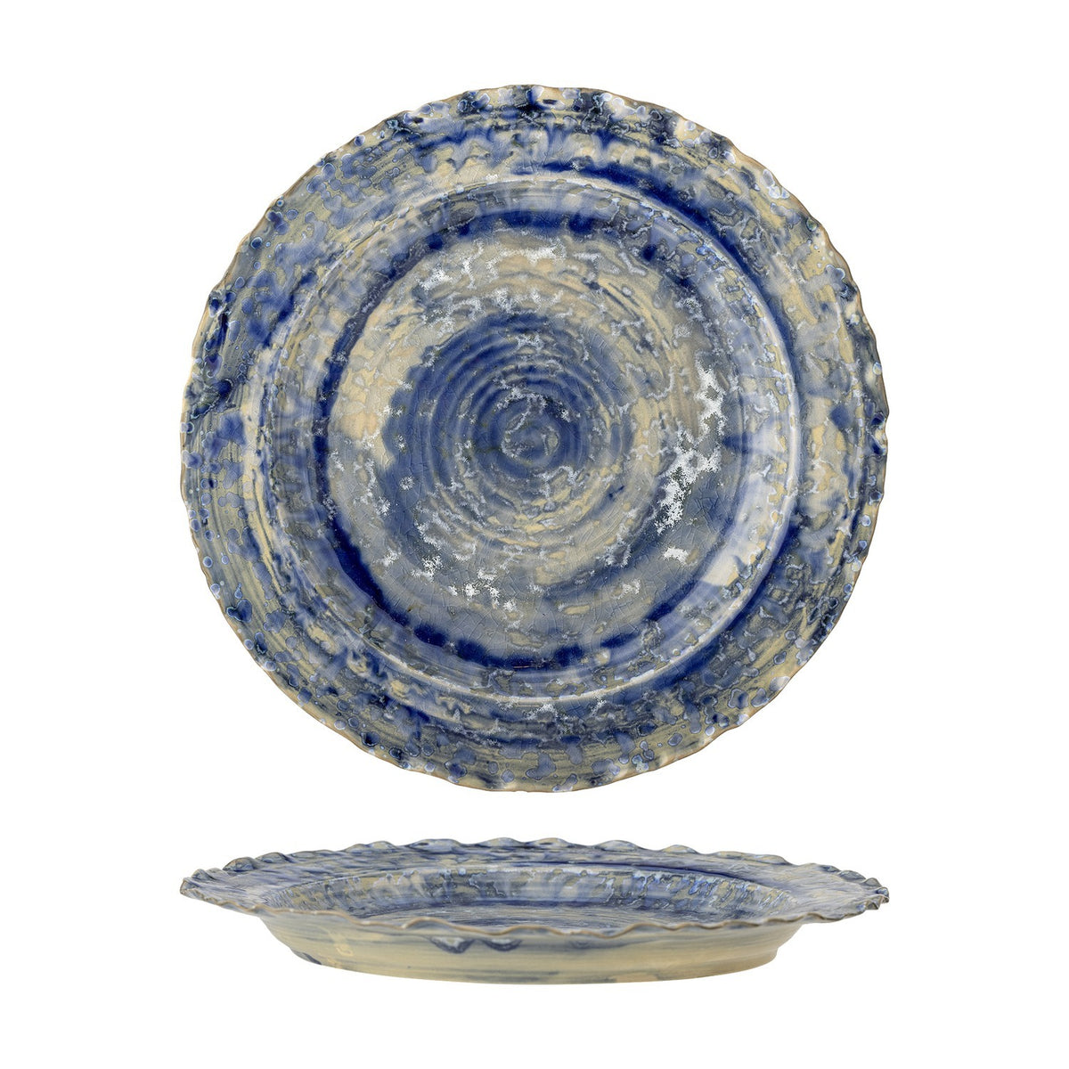 Rowan Stoneware Platter - Blue