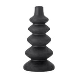 Ari Wooden Candle Holder - Black