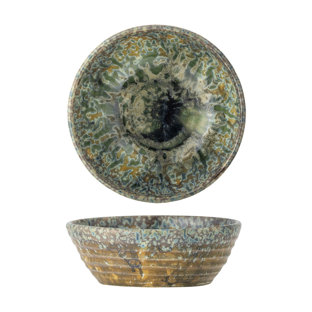 Milani Stoneware Bowl 14.5cm - Green