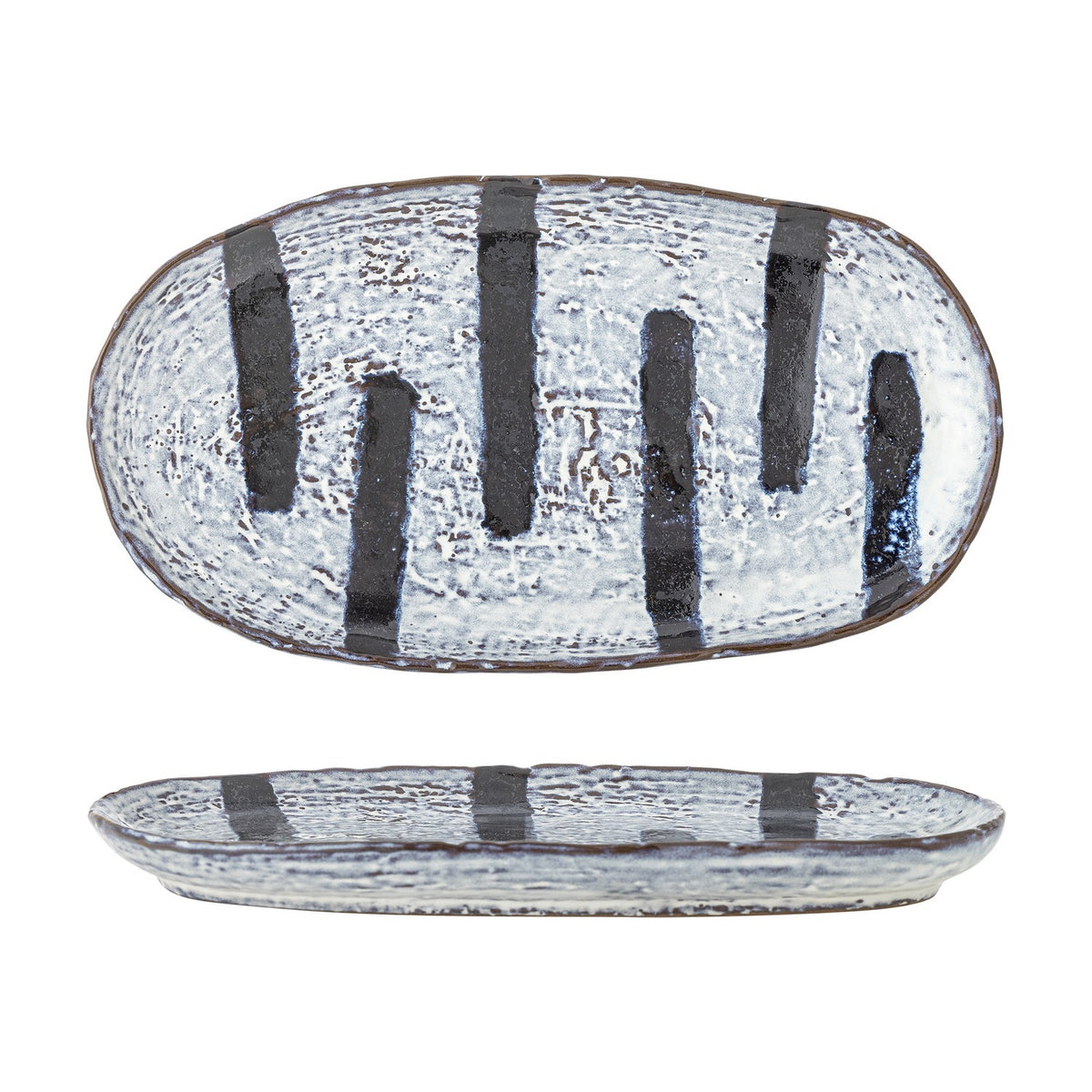 Ever Stoneware Plate - Blue