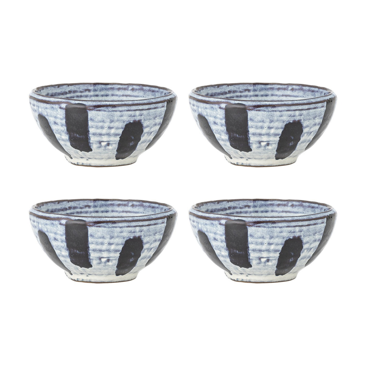 Ever Stoneware Bowls 9cm Set of 4 - Blue