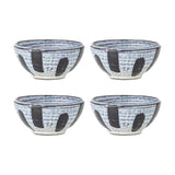 Ever Stoneware Bowls 9cm Set of 4 - Blue