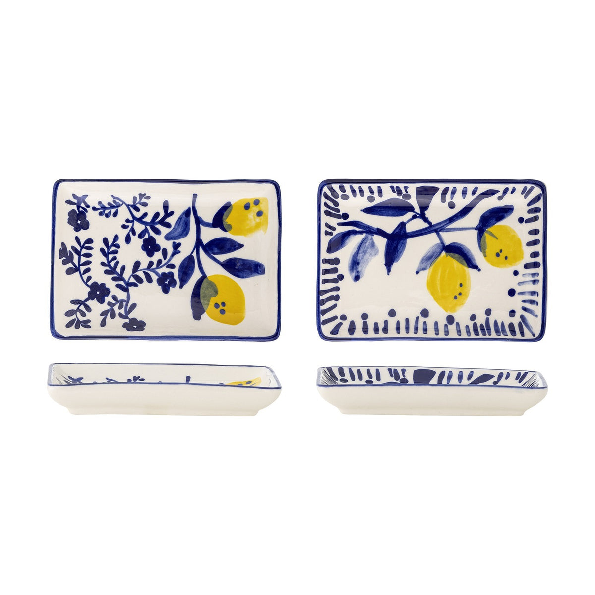 Maxima Stoneware Plates Set of 2 - Blue