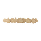 Ross Pear Wooden Coat Rack - Beige
