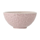 Benji Embossed Stoneware Bowl 14cm - Pink
