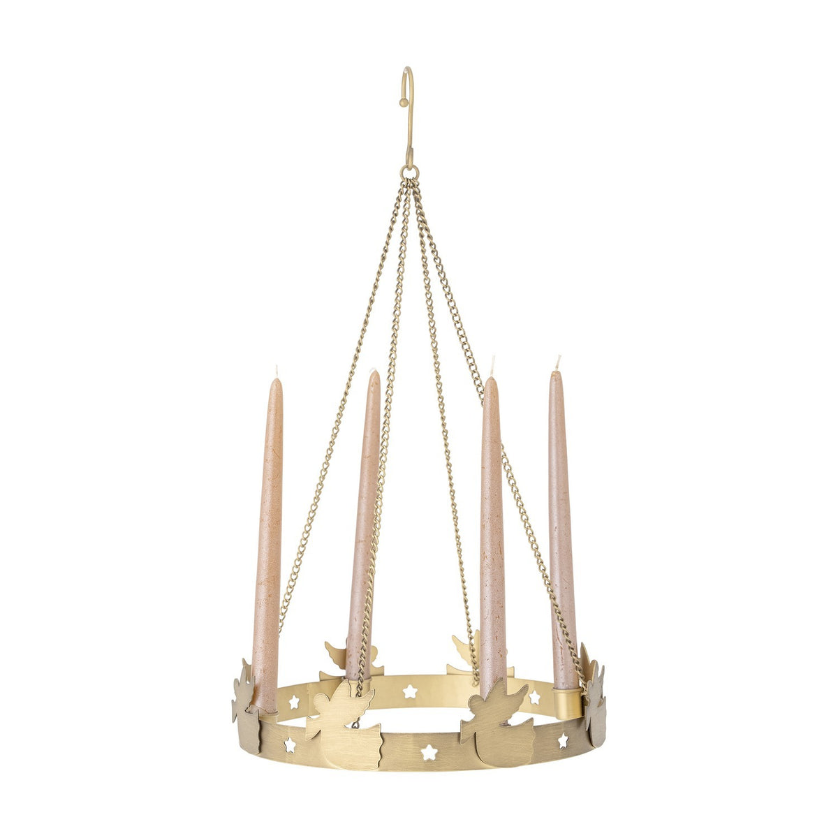 Elmir Star Iron Advent Candle Holder - Gold