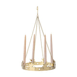 Elmir Star Iron Advent Candle Holder - Gold