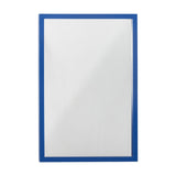 Atle Wall Mirror 40x60cm in Blue, a rectangular MDF-framed mirror with a narrow blue border and plain mirror glass, shown against a white background.