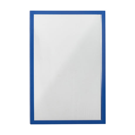 Atle Wall Mirror 40x60cm in Blue, a rectangular MDF-framed mirror with a narrow blue border and plain mirror glass, shown against a white background.