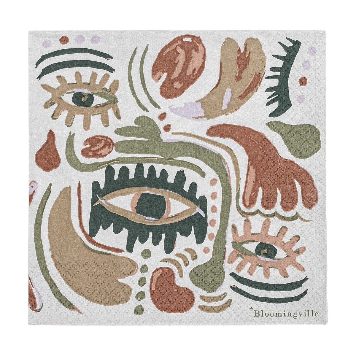 Horus Paper Napkins Pack of 20 - Multi