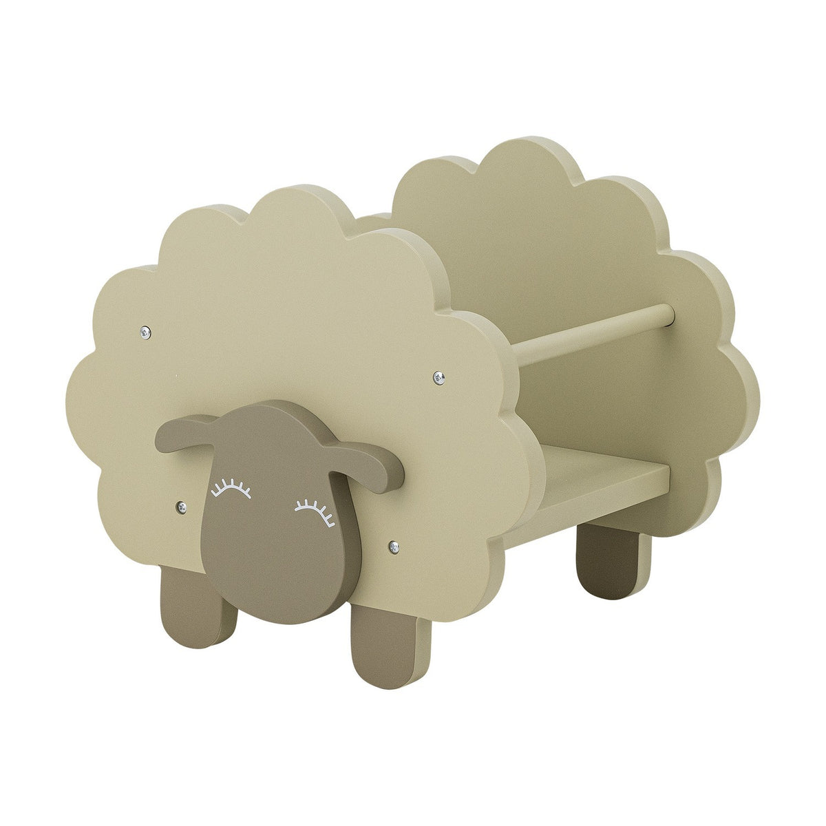 Dolly Sheep Kids Bookshelf - Green