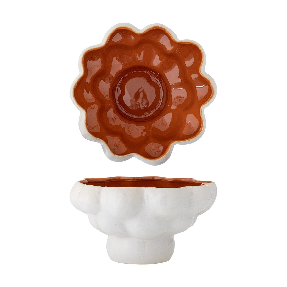 Valkyrie Stoneware Bowl 28.5cm - White