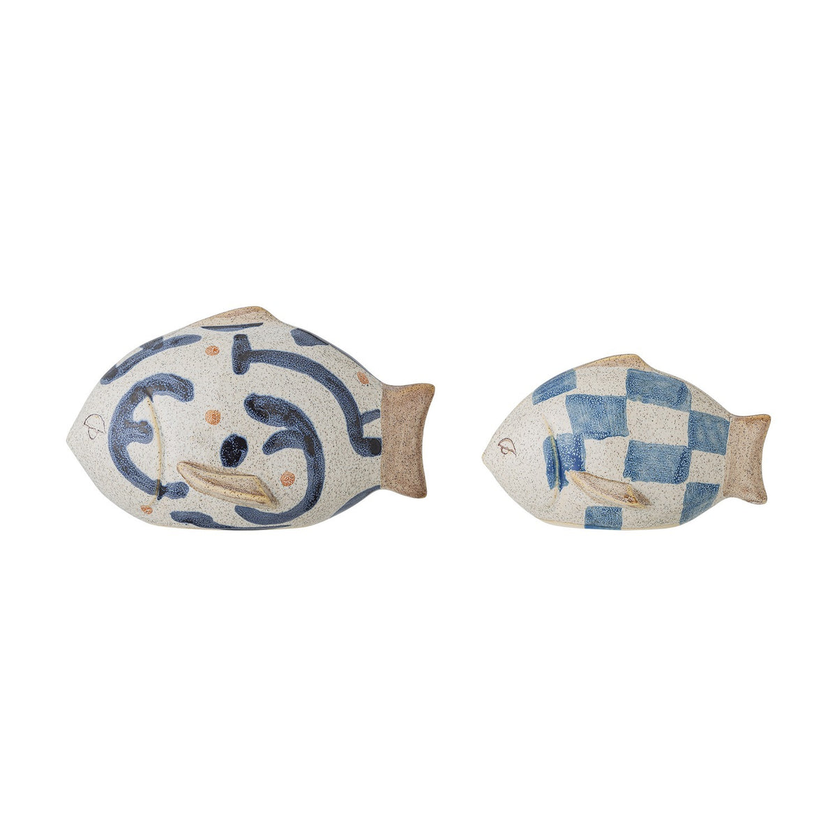 Eviaya Stoneware Ornaments Set of 2 - Multi