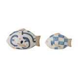 Eviaya Stoneware Ornaments Set of 2 - Multi