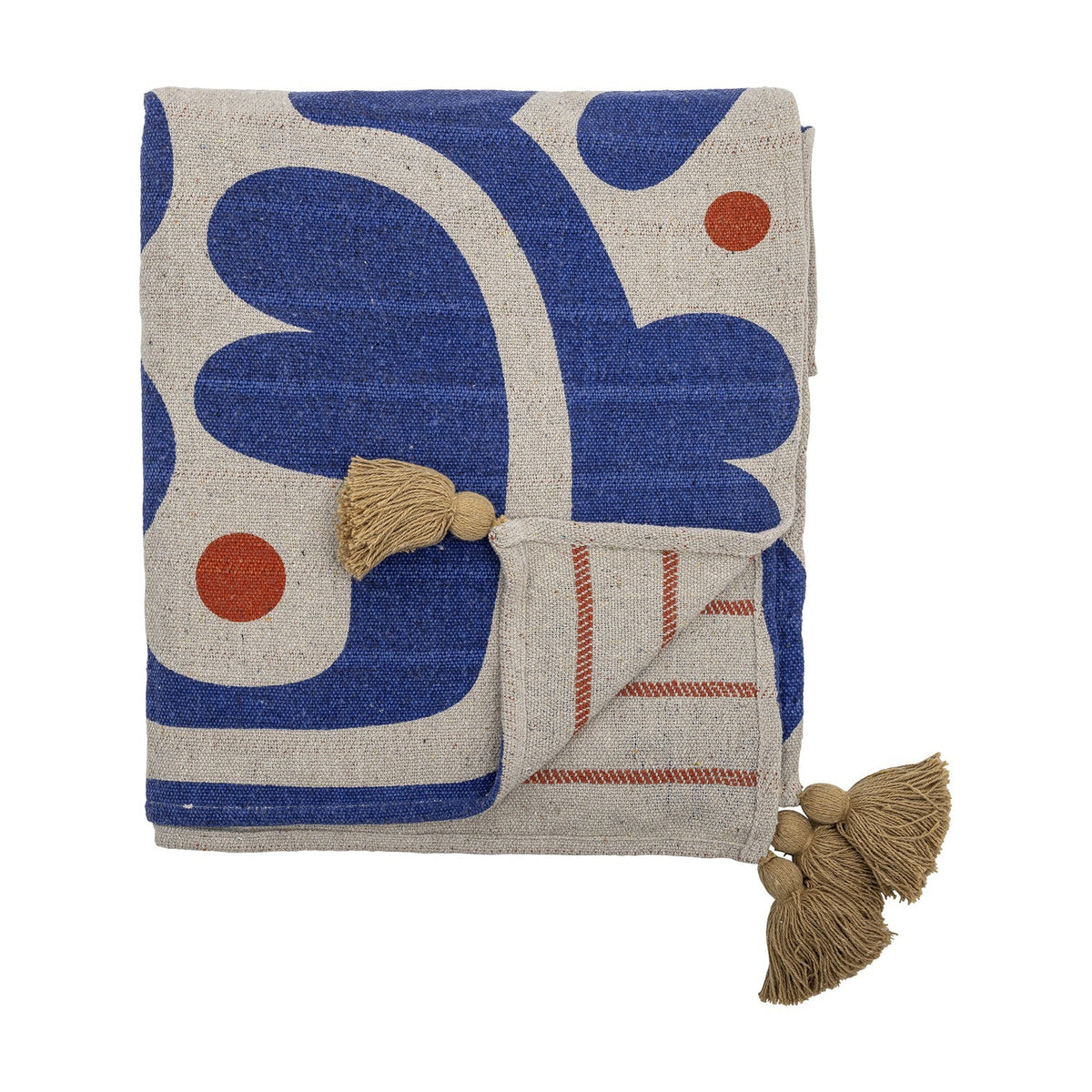 Eviaya Dotted Cotton Throw - Multi