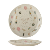 Sweets Stoneware Side Plate - Cream