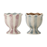 Willa Striped Stoneware Egg Cups Set of 2 - Multi
