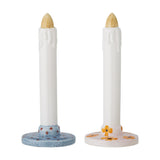 Heida Dotted Stoneware Ornaments Set of 2 - Multi