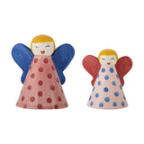 Caramella Stoneware Christmas Decorations Set of 2 - Multi