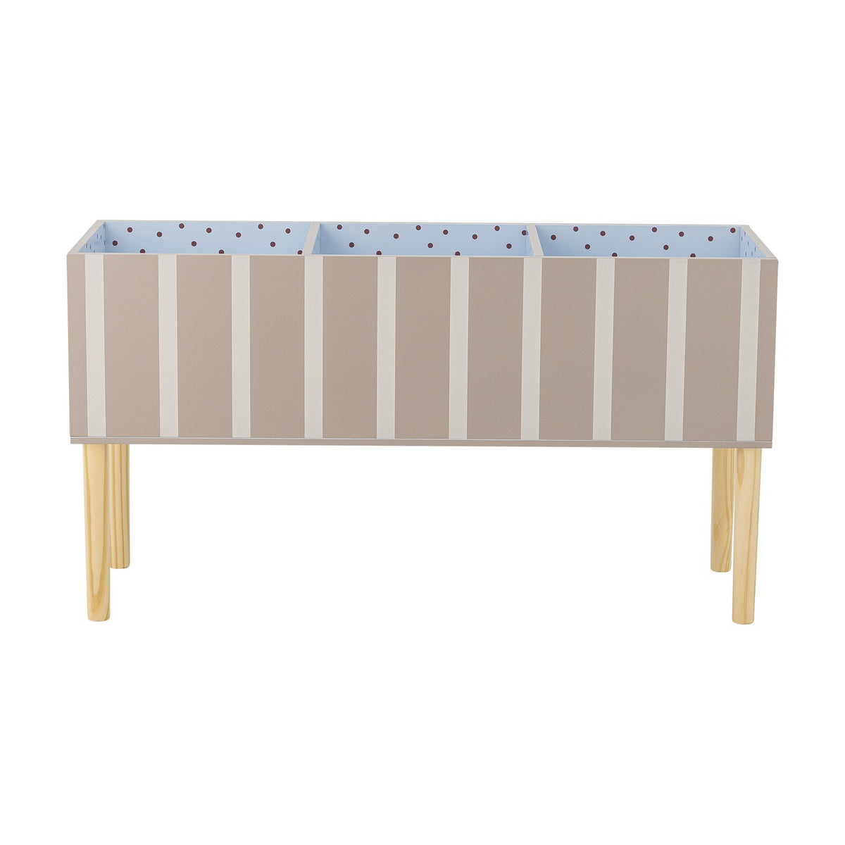 Salam Striped Kids Bookshelf - Brown