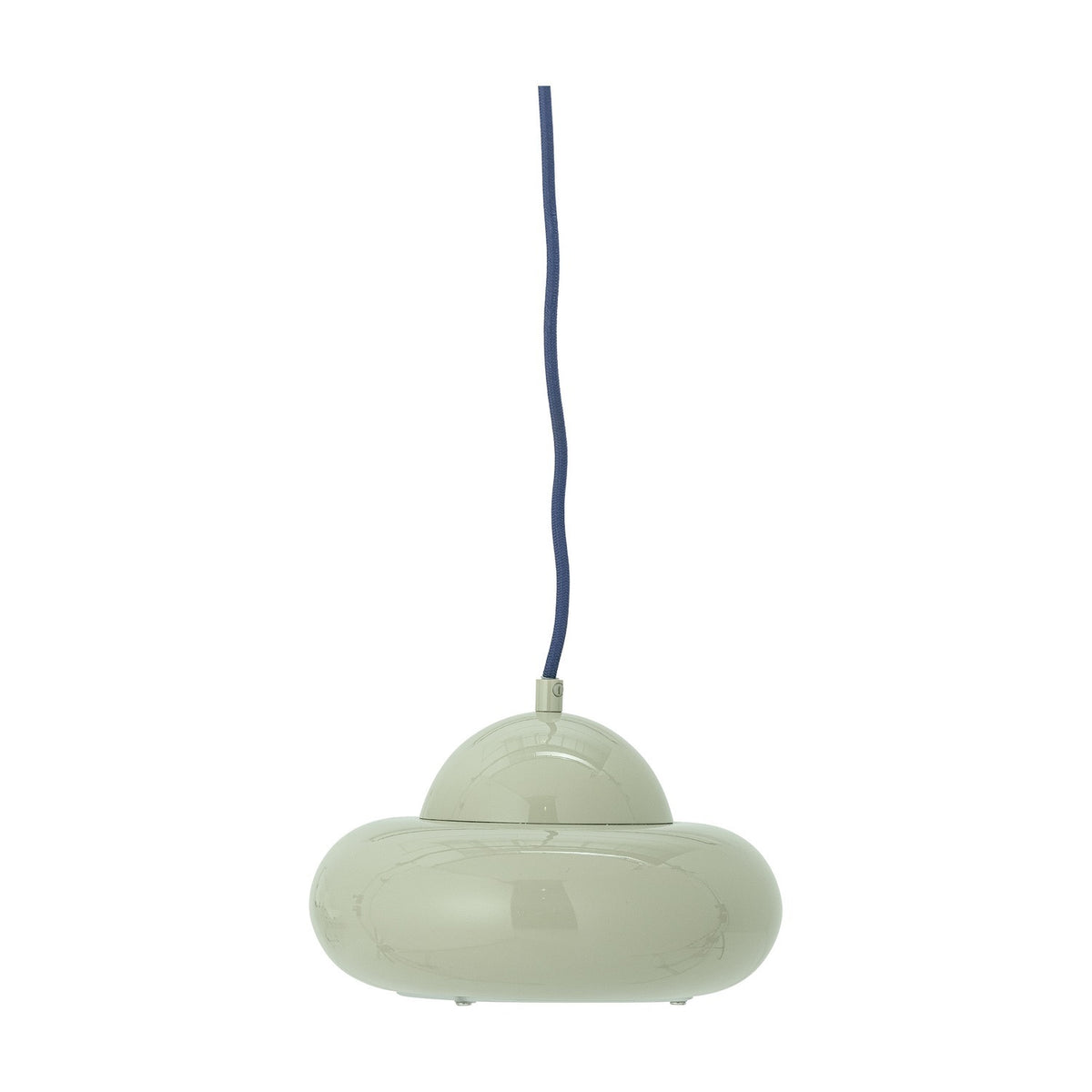 Bubble Round Iron Pendant Light - Green