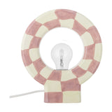 Vialini Round Stoneware Table Lamp - Pink