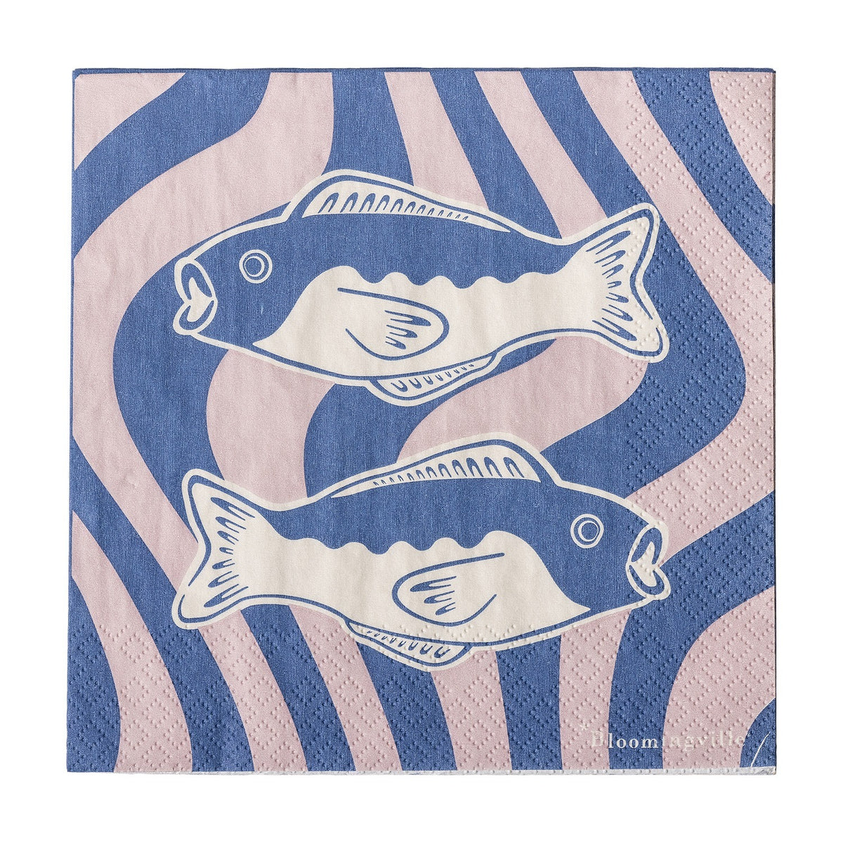 Remy Striped Paper Napkins Pack of 20 - Multi