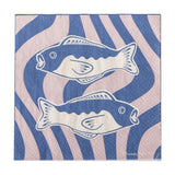 Remy Striped Paper Napkins Pack of 20 - Multi