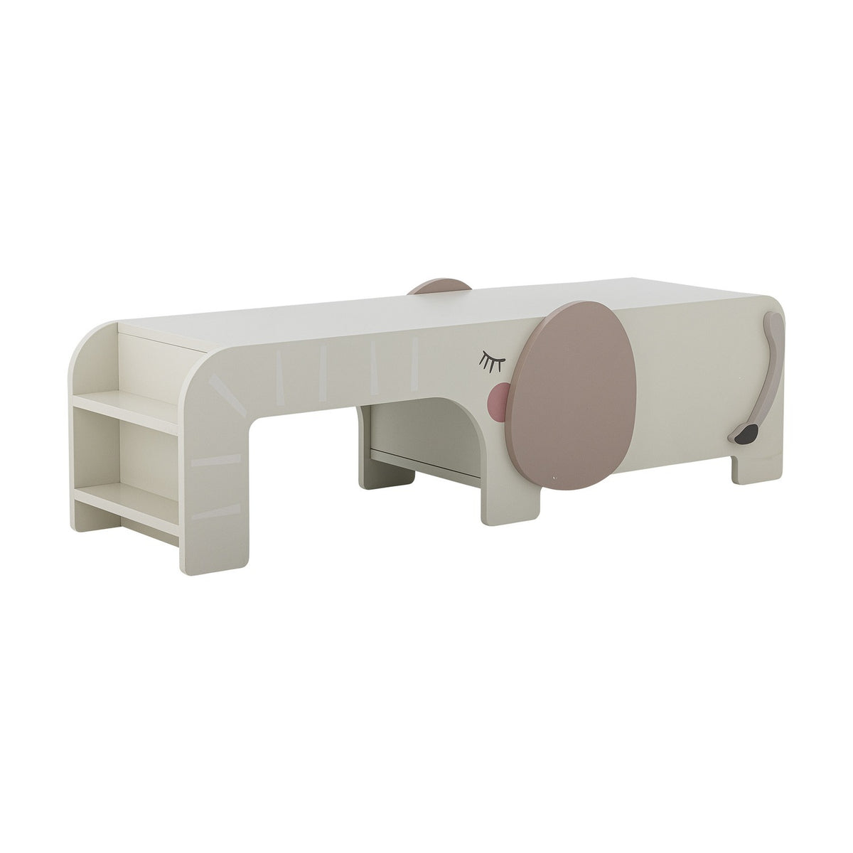 Ferdinand Elephant Kids Bench - Grey