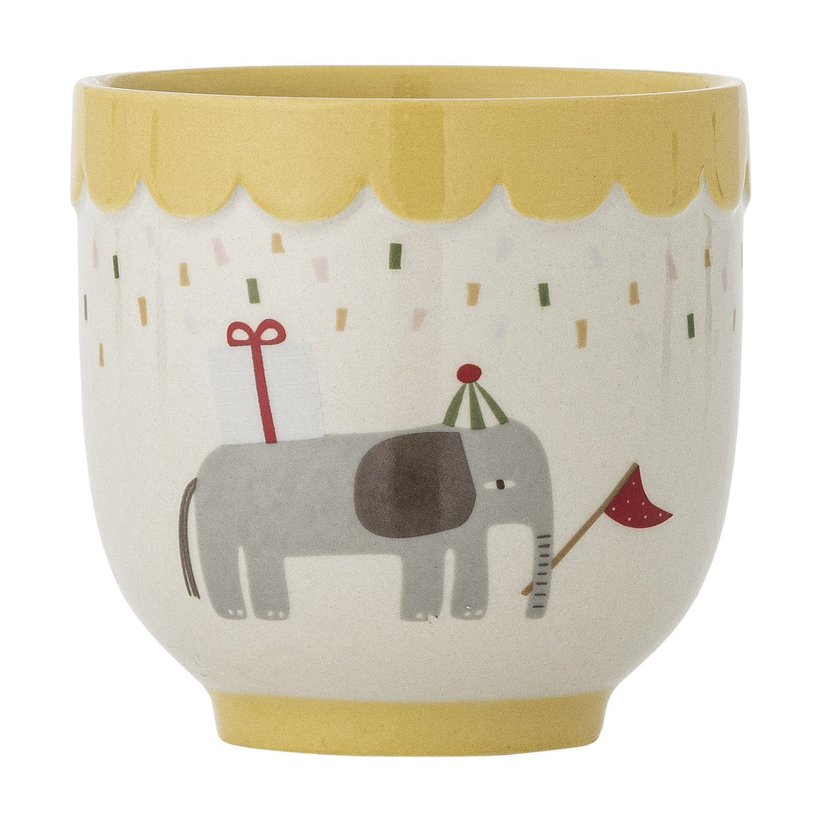 Celebrate Stoneware Cup 150ml - Yellow