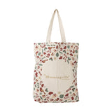 Yule Cotton Christmas Tote Bag - Beige
